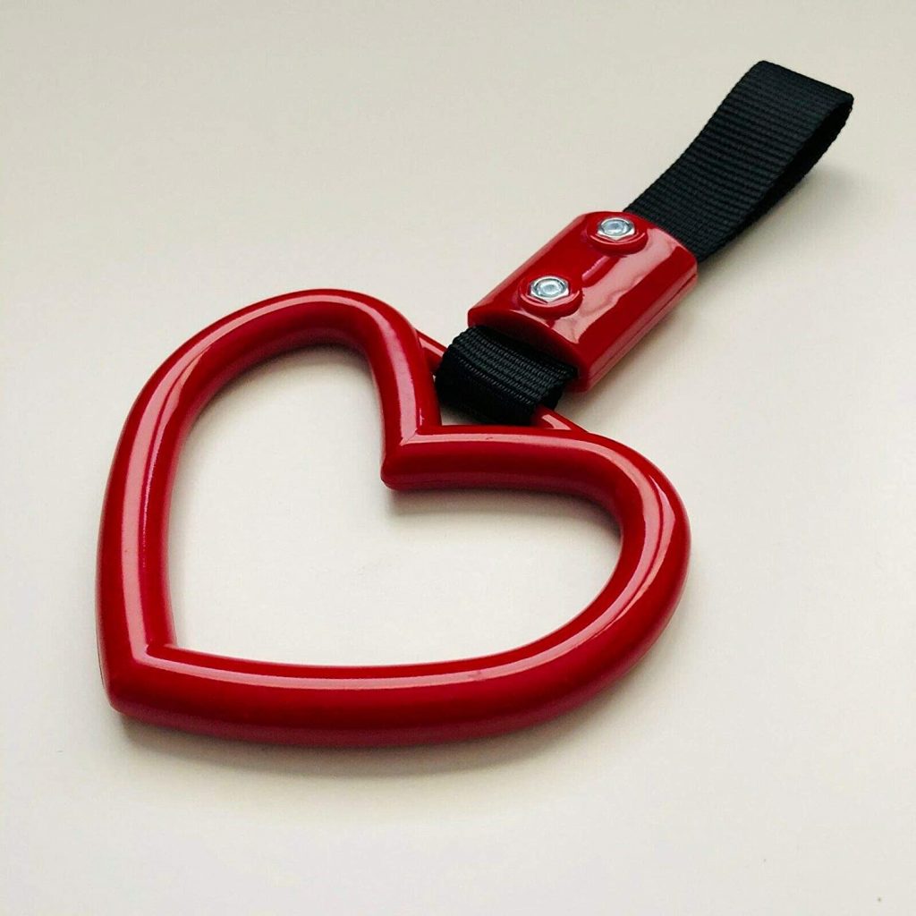 Tsurikawa JDM Ring Charm Japanese Heart and Ring Shaped Subway Handle