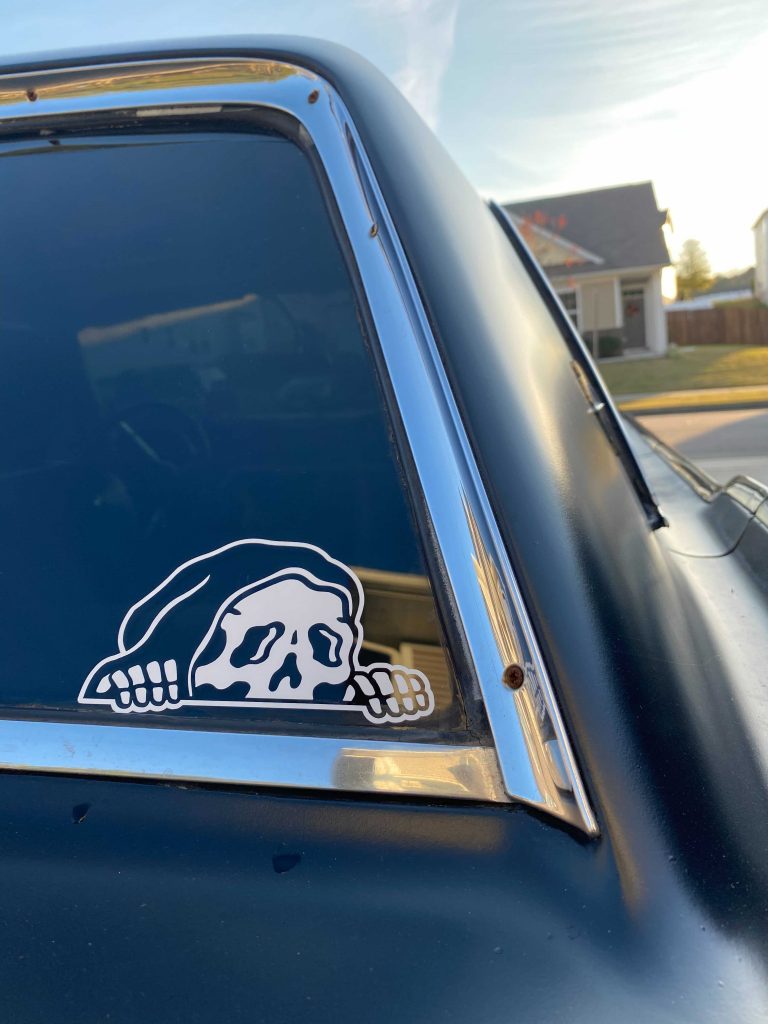 Little Grim Peeker Car Sticker Decal | JDM Stuff