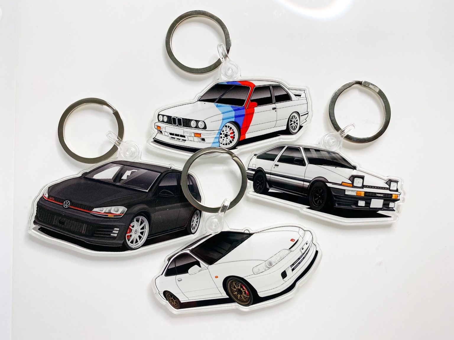 JDM Acrylic Car Keychains JDM Stuff