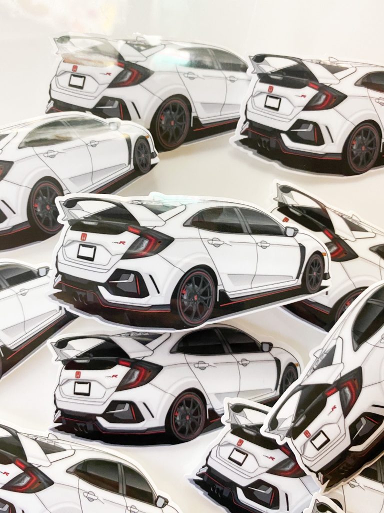 JDM Honda Civic Type R Vinyl Sticker | JDM Stuff