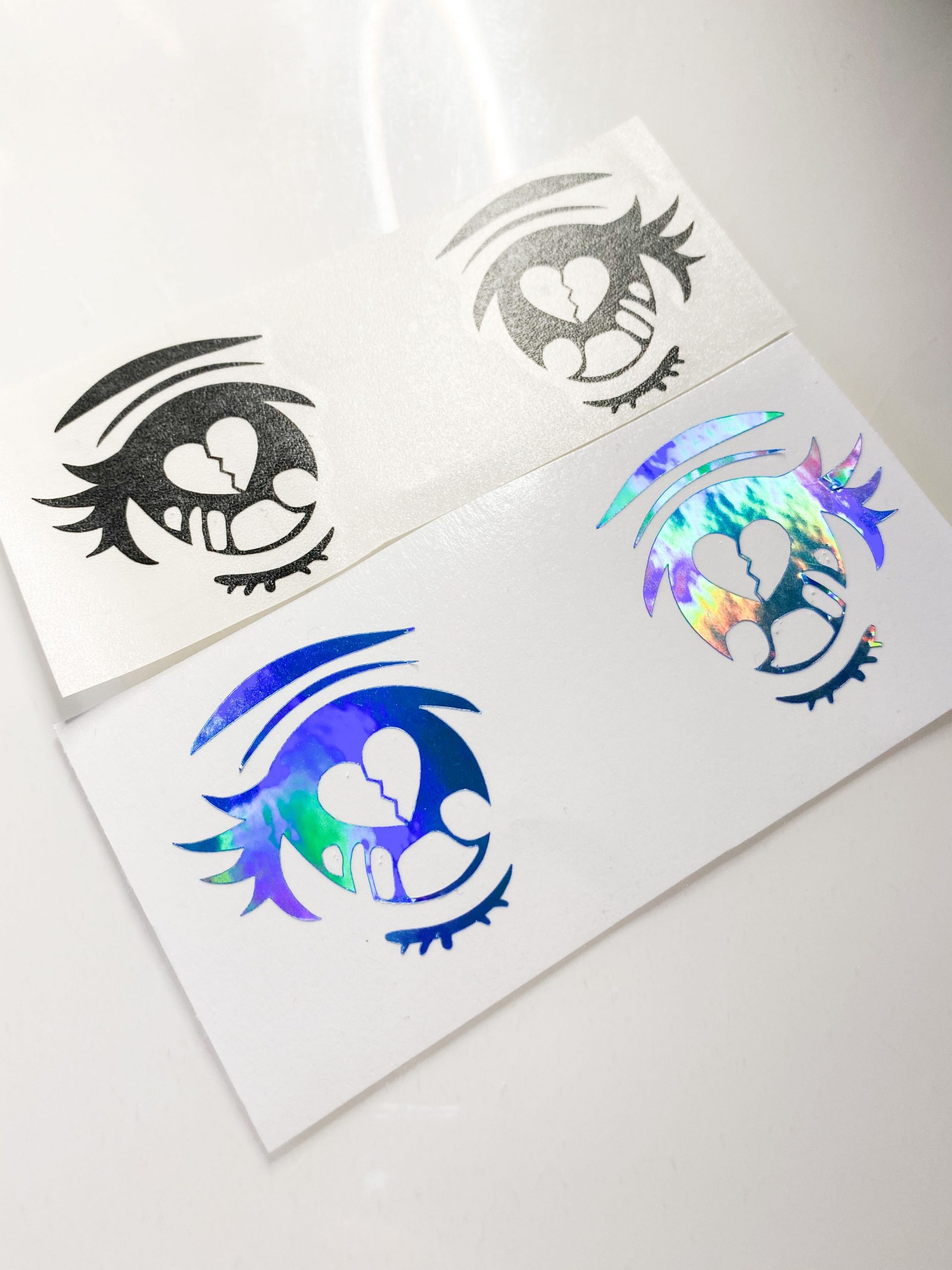 Amazon.com - 4 Pack-Anime Car Stickers Decals Holographic Waterproof Stickers  Anime for Cars Auto Motorcycle Laptop Trunk Bumper Accessories (HH-4 Pack)