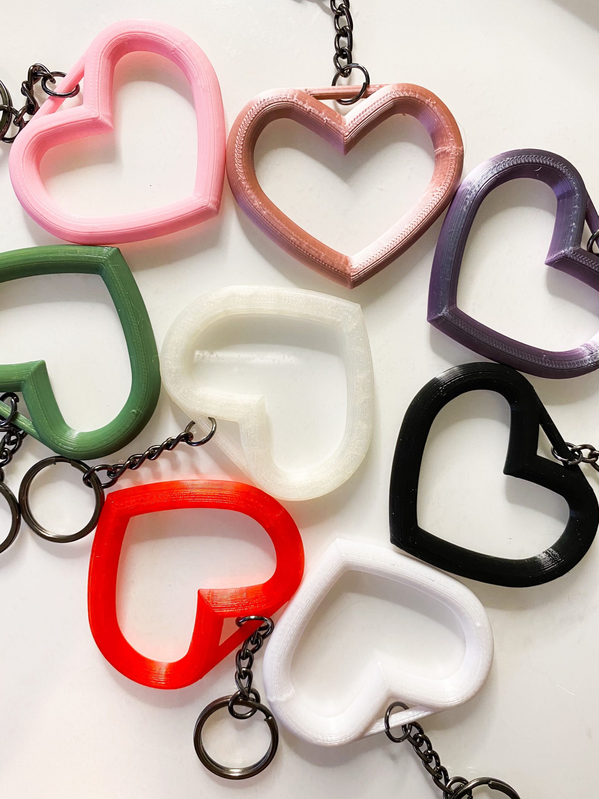 Heart Shaped JDM Keychain Carabiner